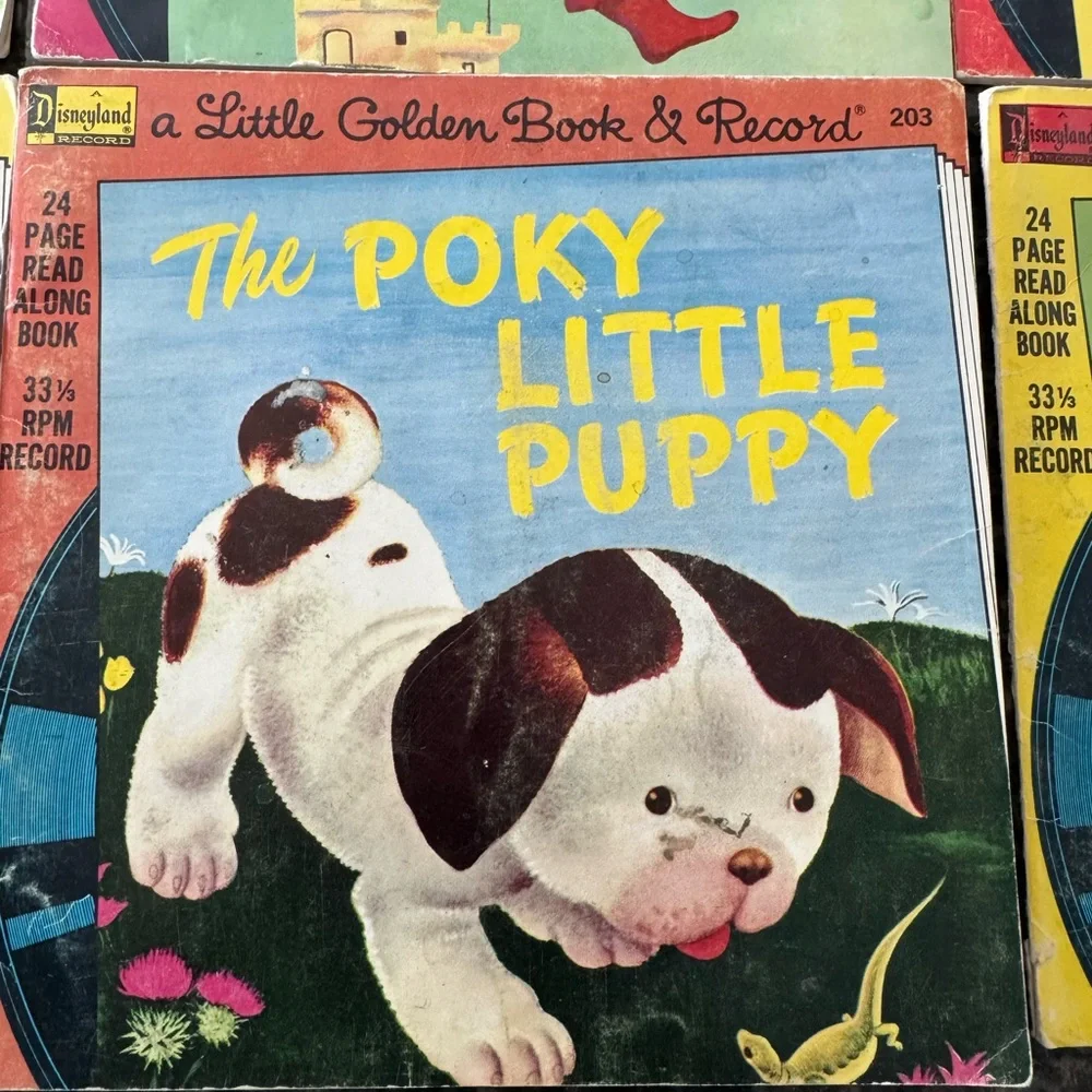 Disneyland A Little Golden Book‎ Vinyl Collection. Vintage. Set Of 8 Kids Books